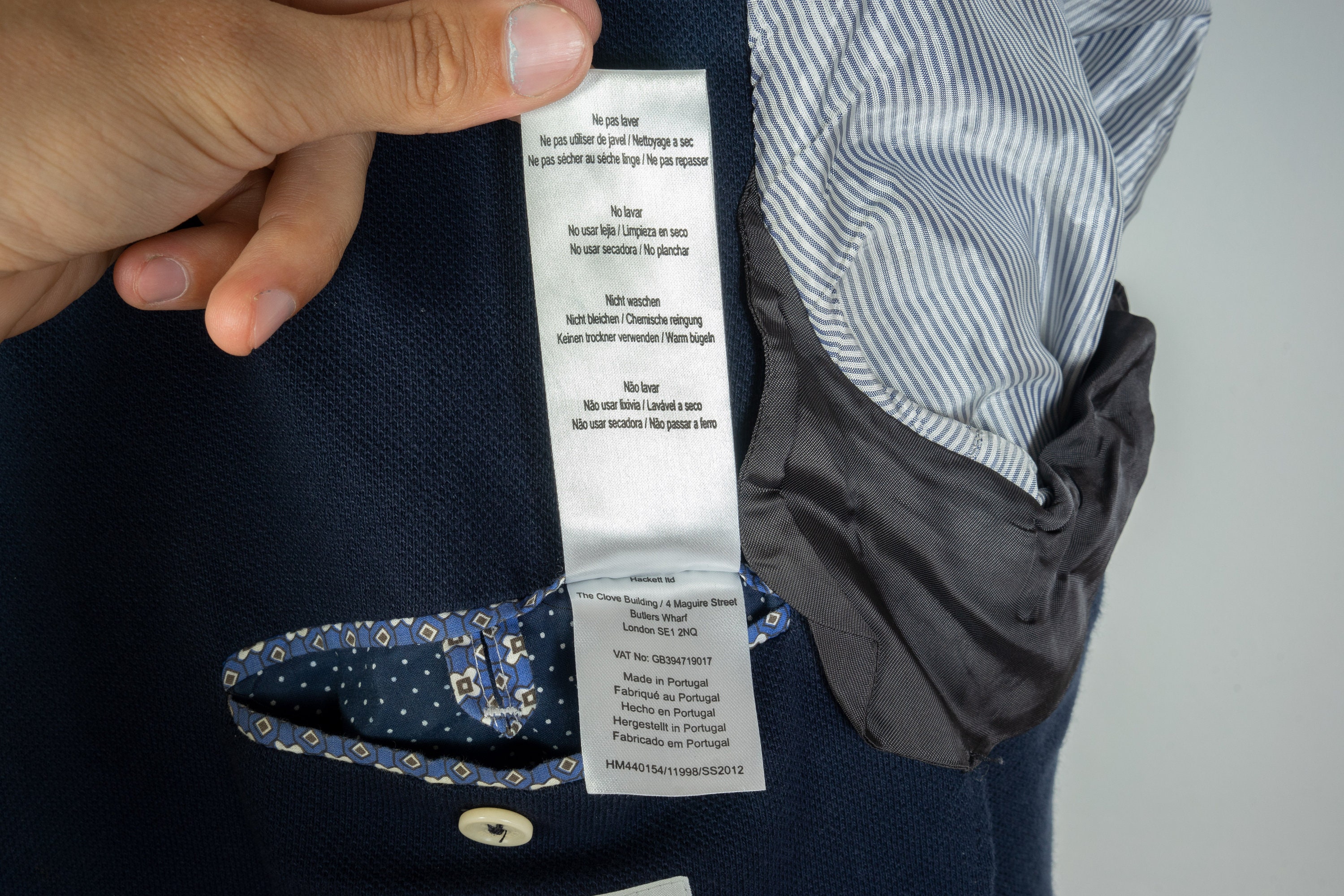 Hackett blue blazer 2025