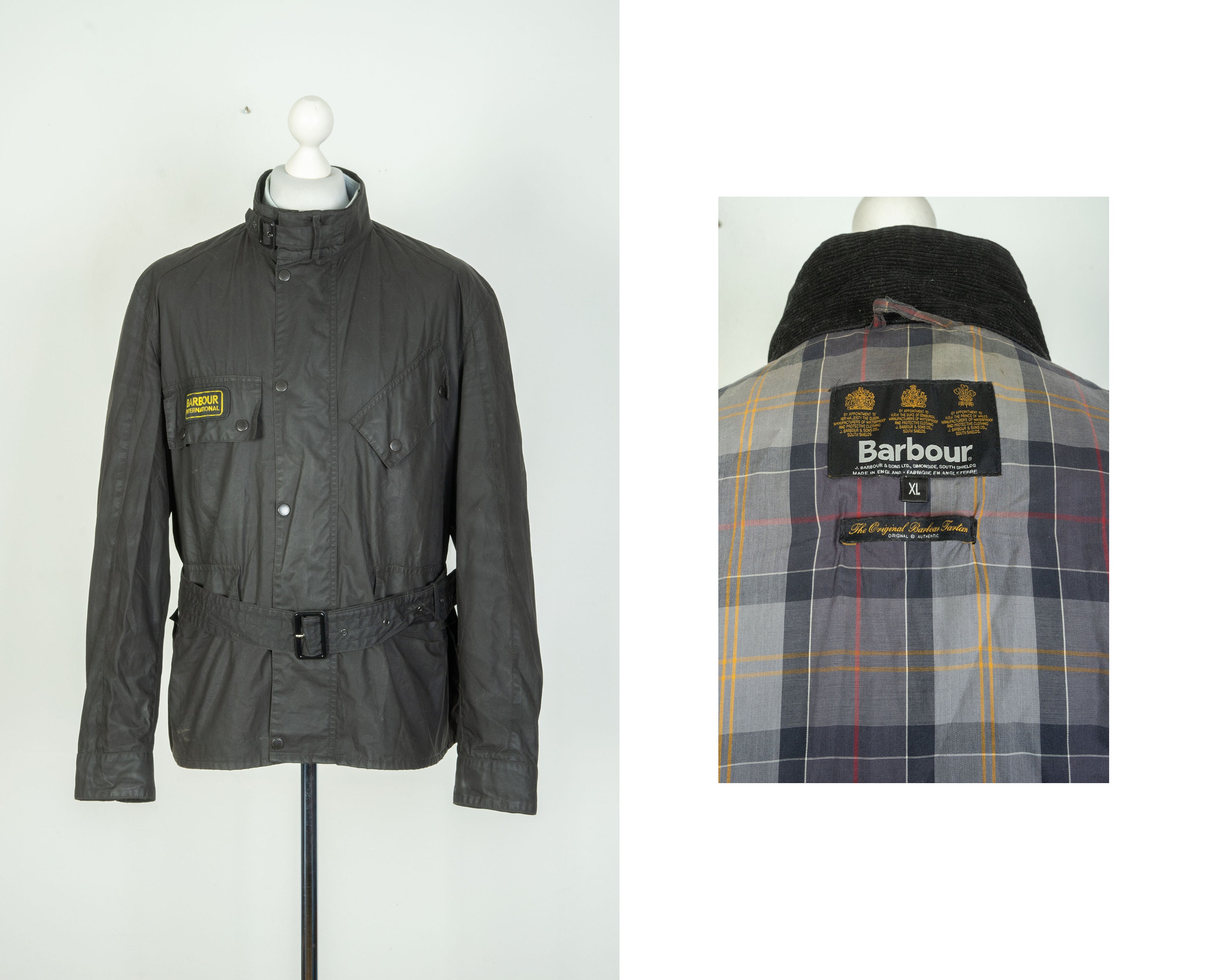 Barbour international on sale trials jacket