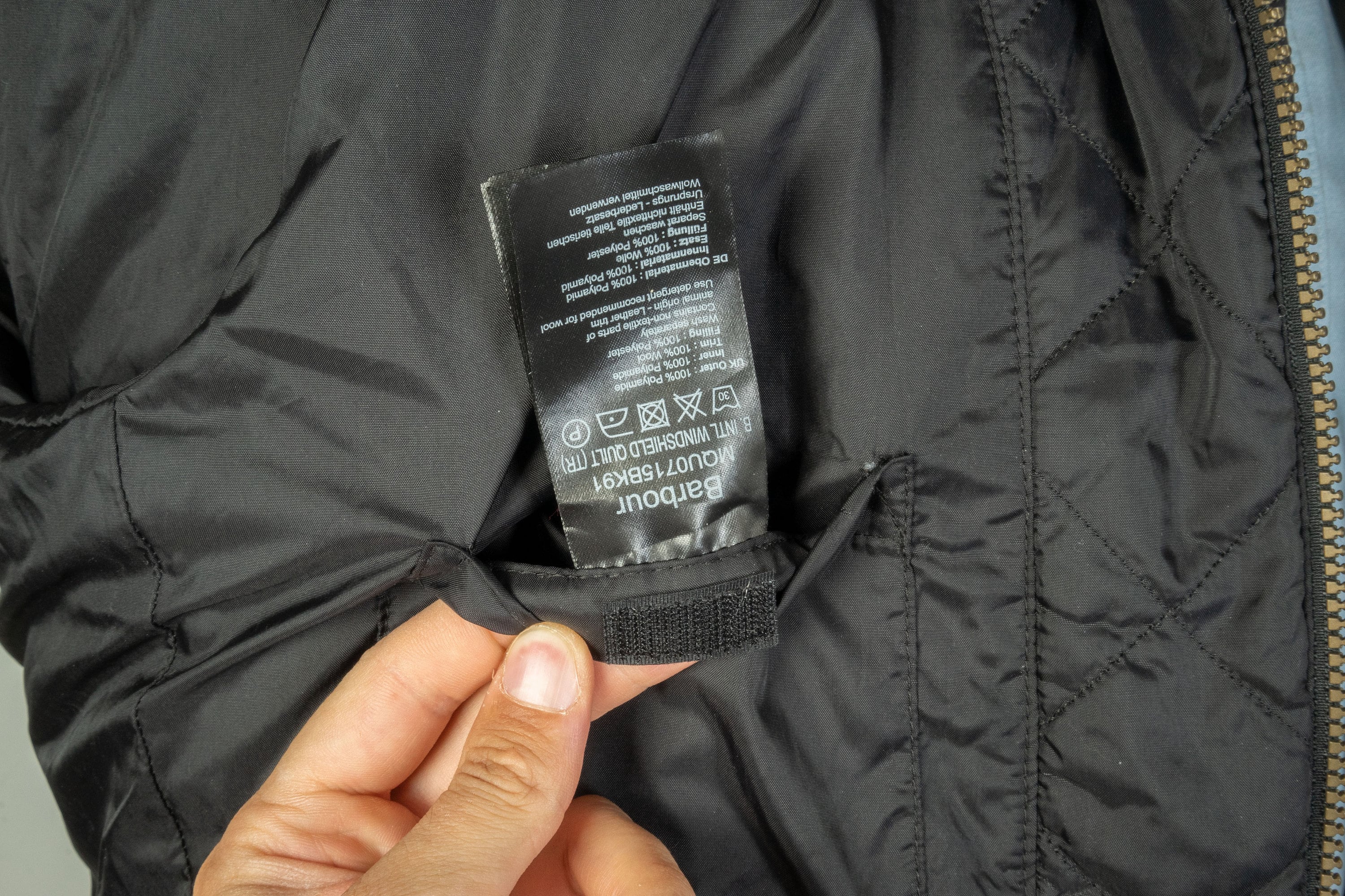 Men s Barbour International Windshield Polarquilt Quilted Black Jacket Size XXL Etsy Canada