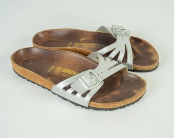 Women's Birkenstock Madrid Gray Shoes Sandals 40 260 US 9