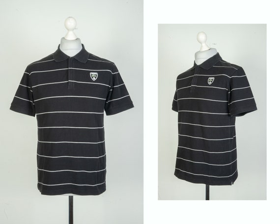 Mens Sport Classic Striped Logo Polo Shirt Size 4 S - Etsy
