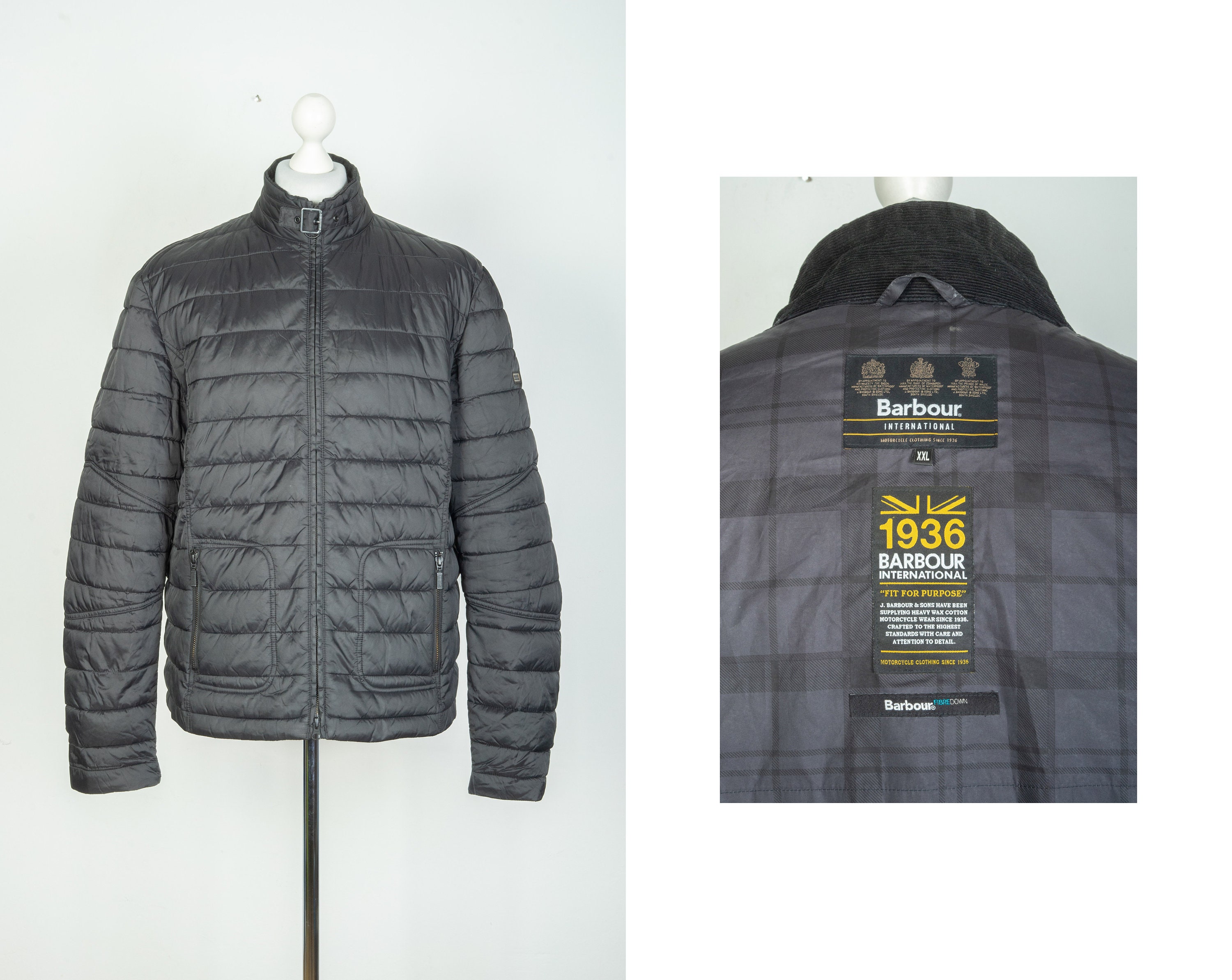 Barbour fiber best sale down jacket