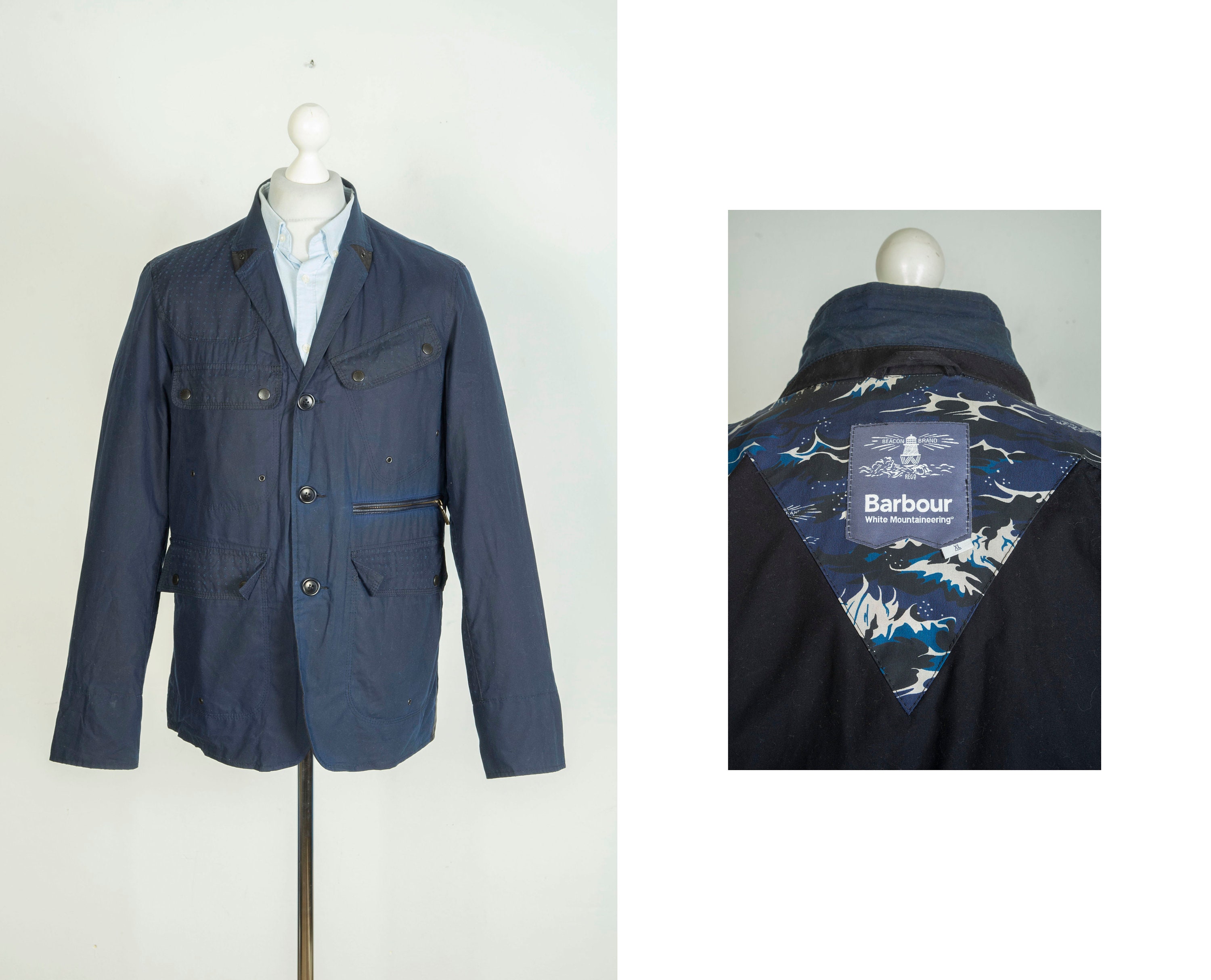 Barbour white mountaineering jacket discount