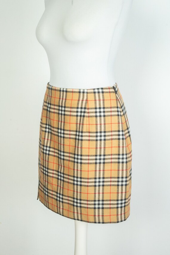 Burberry falda cheap wax