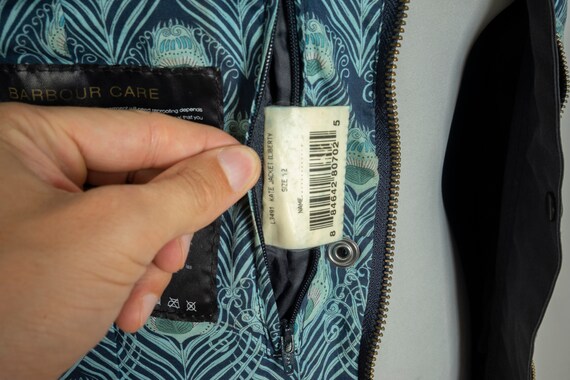 Veste ciree Barbour Kate Liberty bleu pour femme taille UK 12 US 8 Etsy France