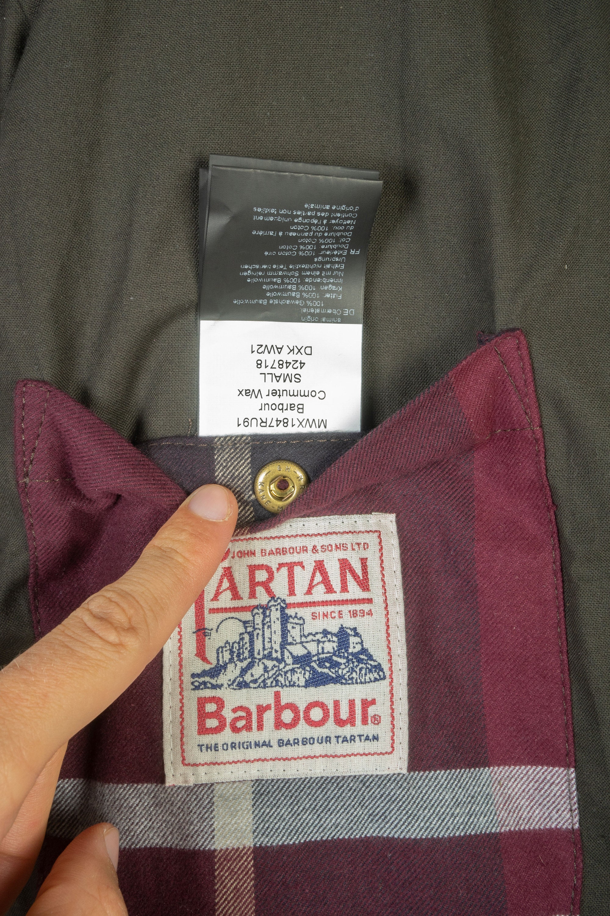 Barbour non wax jacket deals