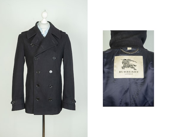 Burberry brit wool trench coat sales