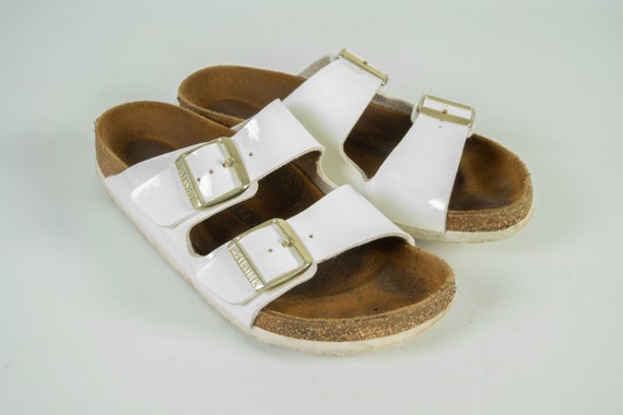 Birkenstock arizona white size 38 best sale