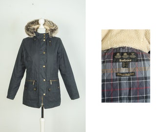 Barbour kelsall waxed jacket navy online