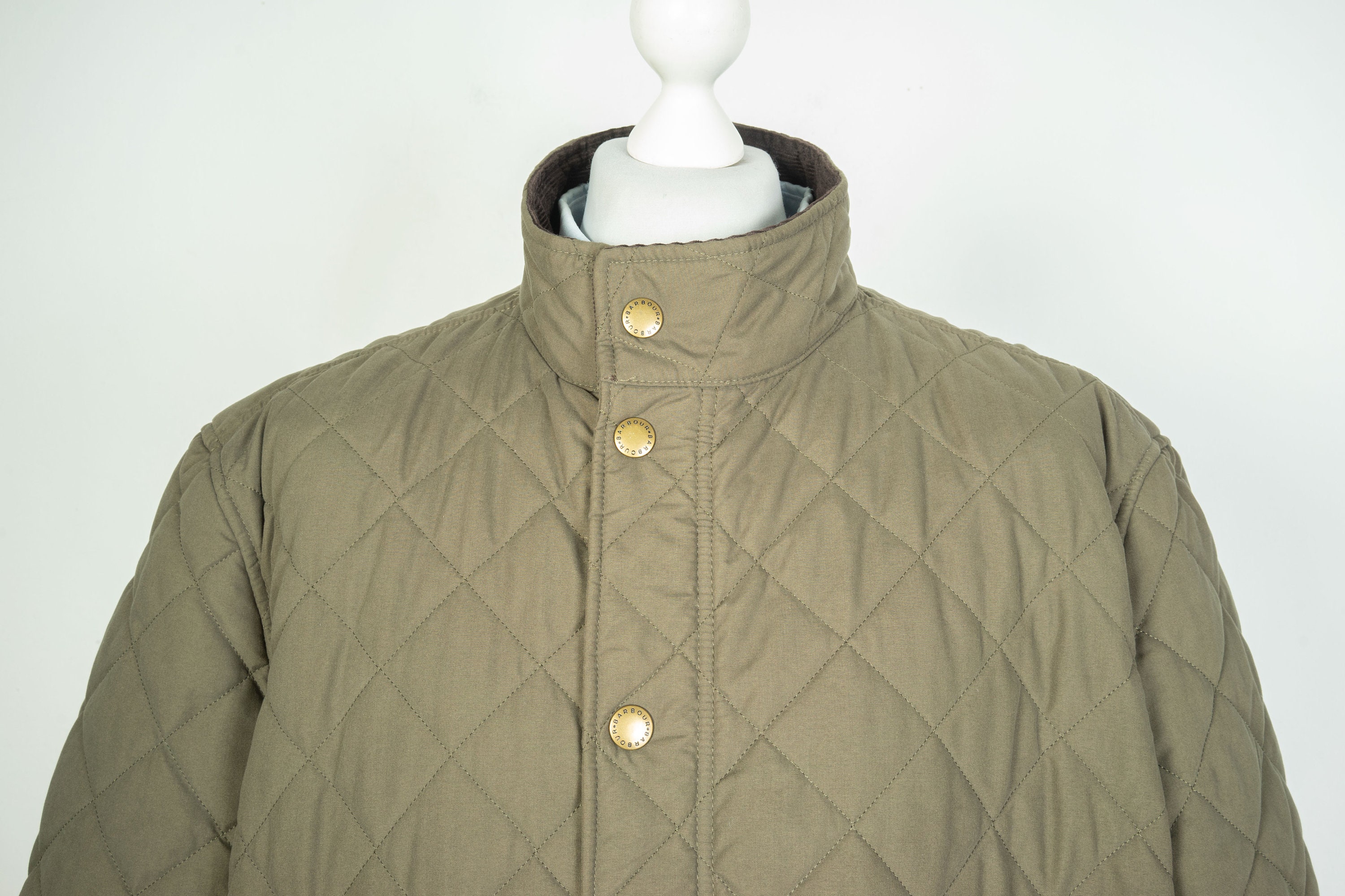 Barbour shoveler quilted jacket olive hotsell