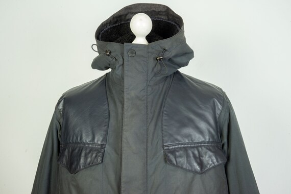 Mens barbour sales parka jacket