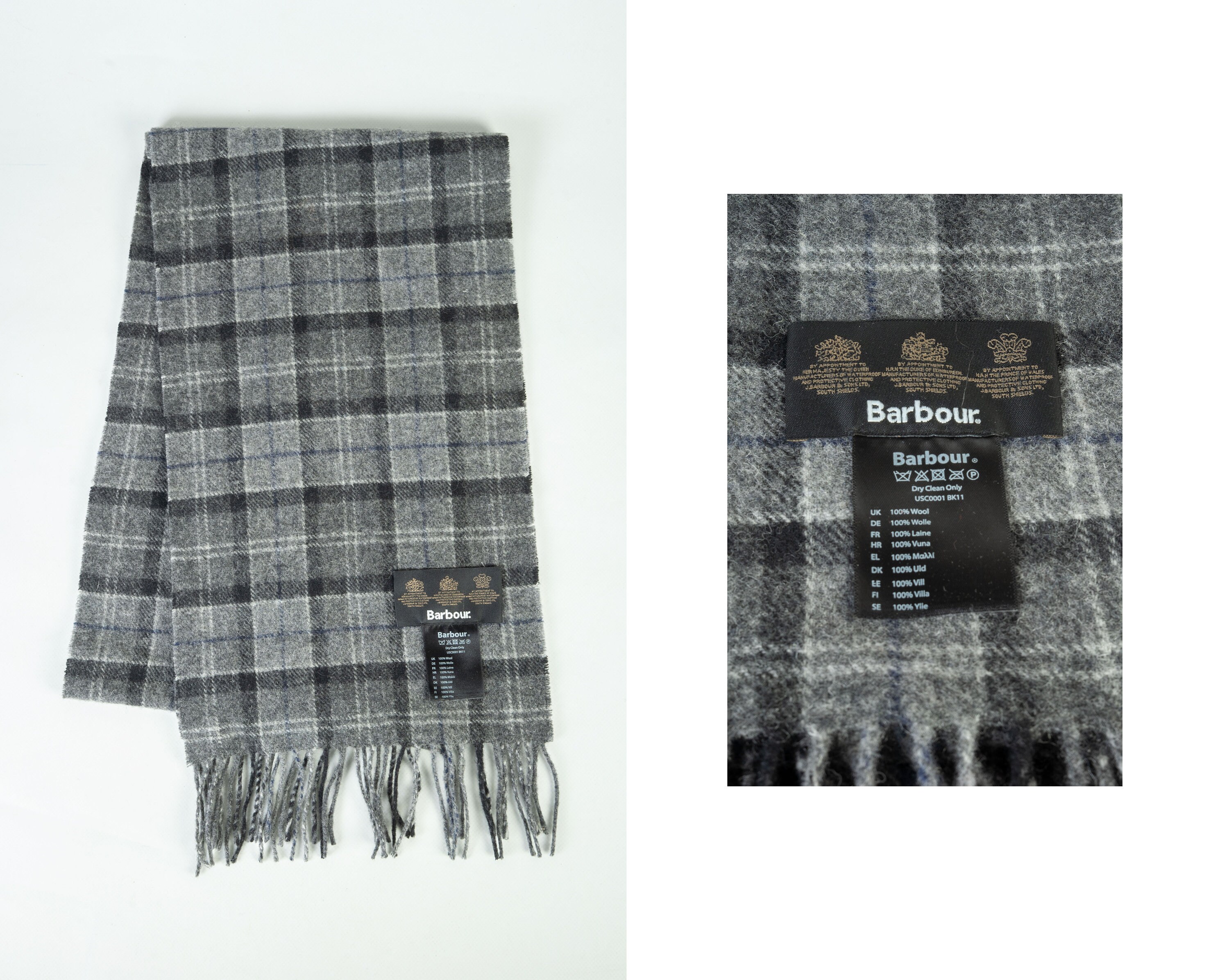 Barbour best sale scarf black