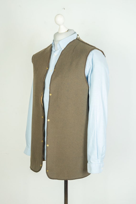 Barbour Warm Pile Lining Liner Brown Vest Gilet S… - image 4
