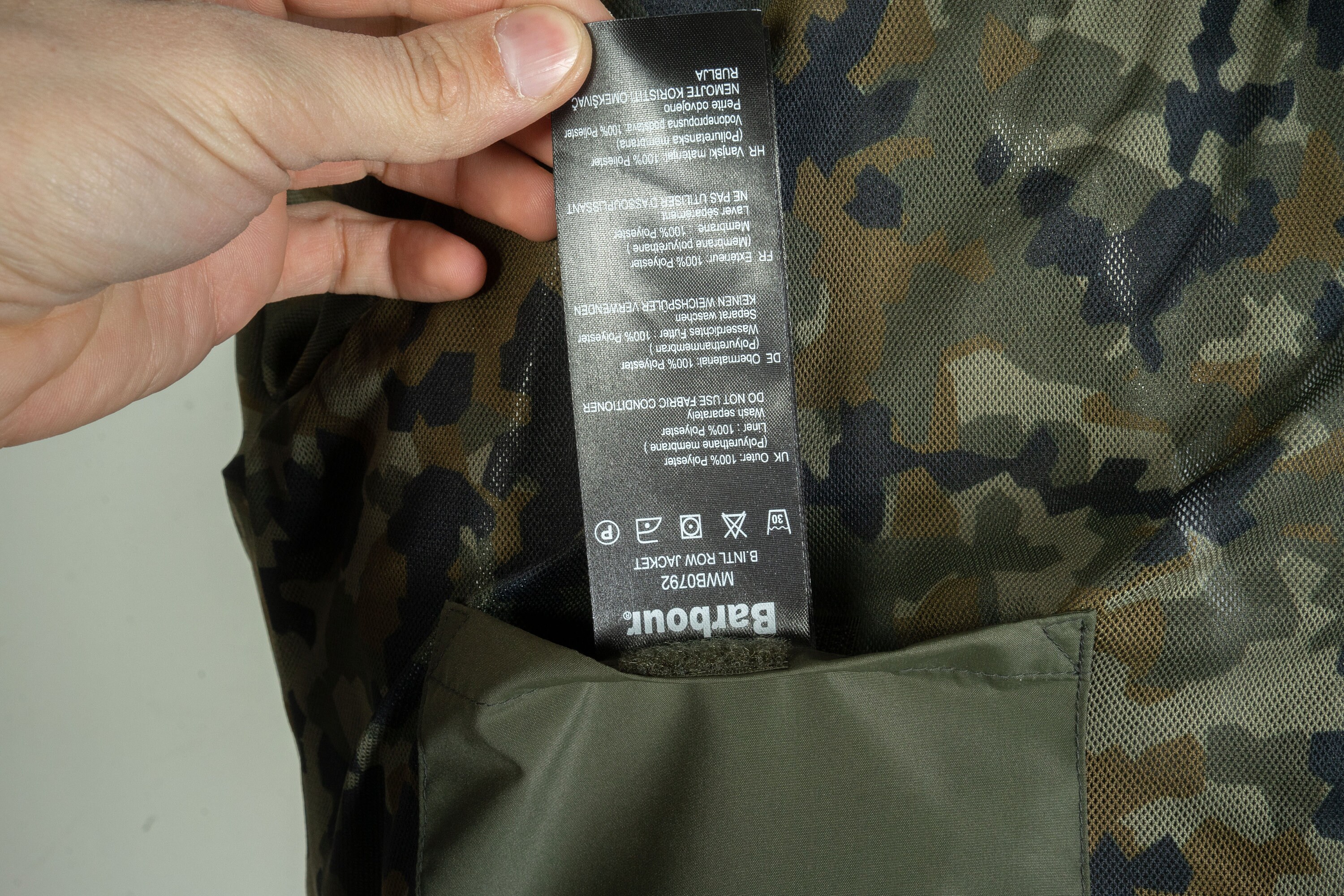Barbour international camo jacket outlet