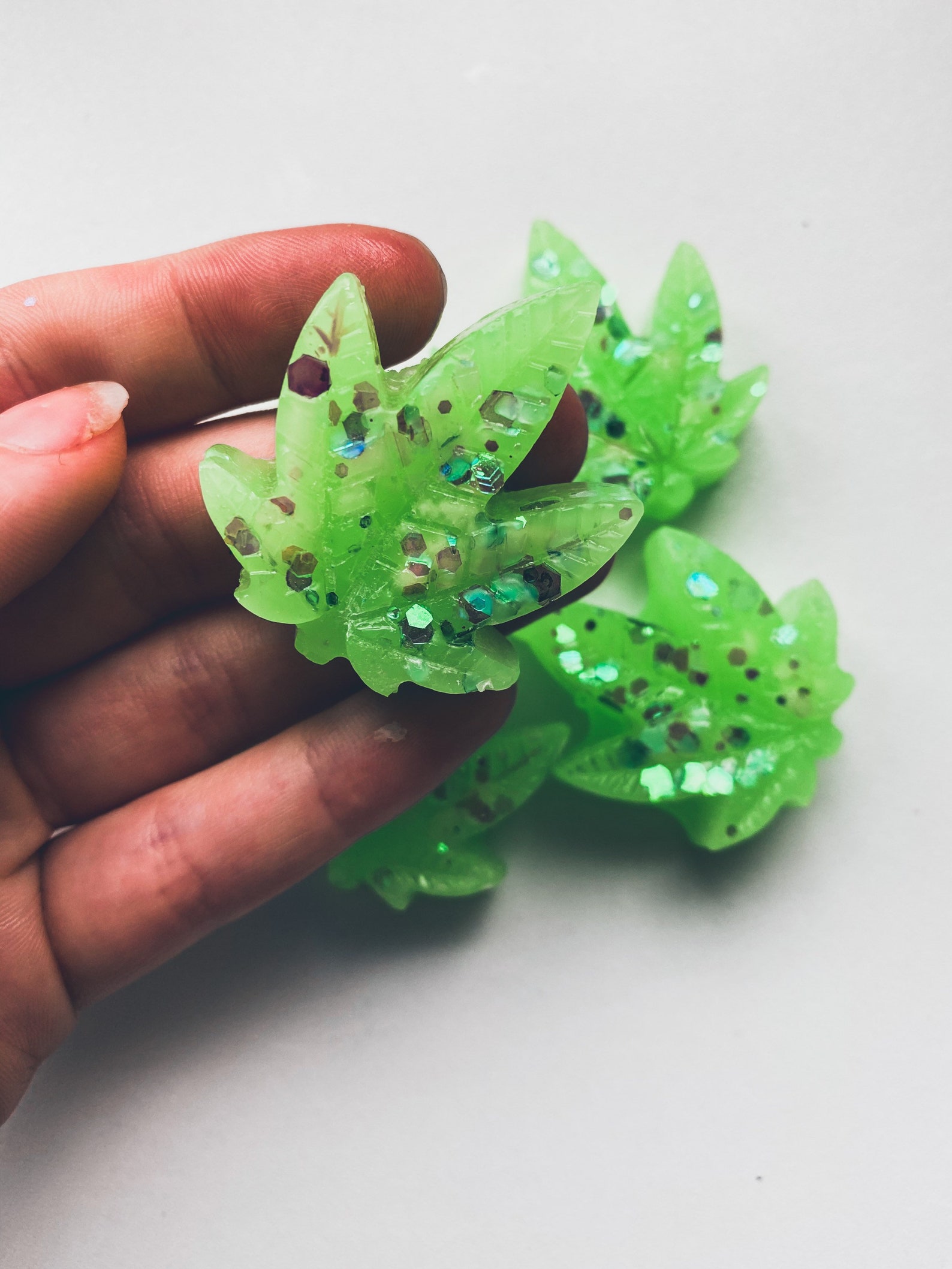 Large wax melts Hand Made Melts cannabis leaf wax melts Etsy