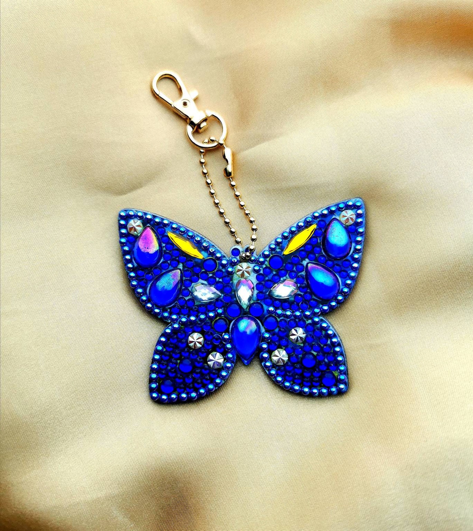 Butterfly keyring/key chain/bag charm Etsy