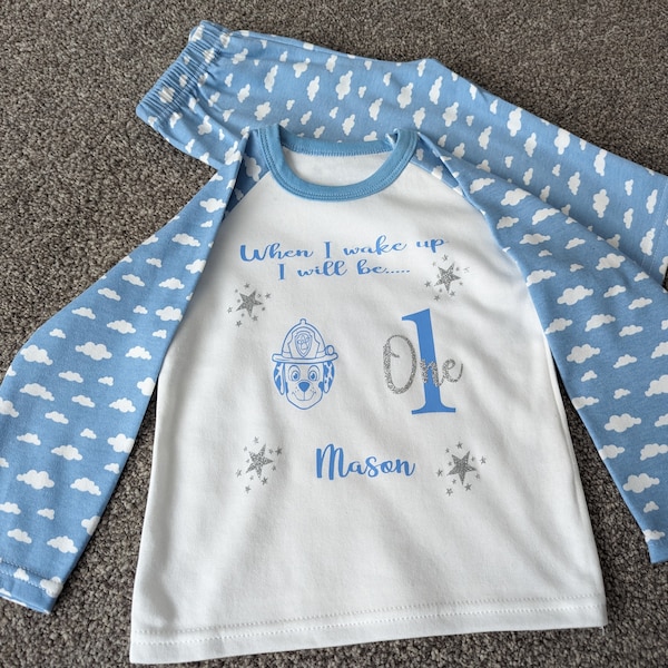 Personalised children's pyjamas