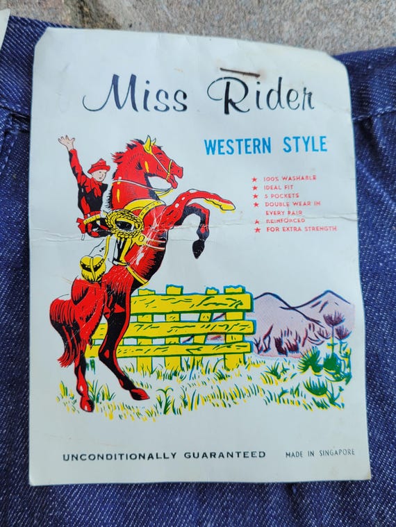 Vintage size 12 Miss Rider New Old Stock Western Styl… - Gem