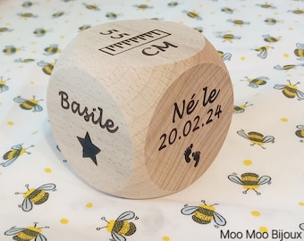 Cube de naissance 7,5cm