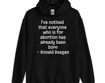 Sudadera con capucha Reagan Quote