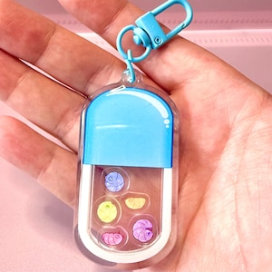 Pill bugs isopod shaker acrylic charm keychain with epoxy for bags lanyards keyrings and accessories | insects woodlice rolypoly entomology
