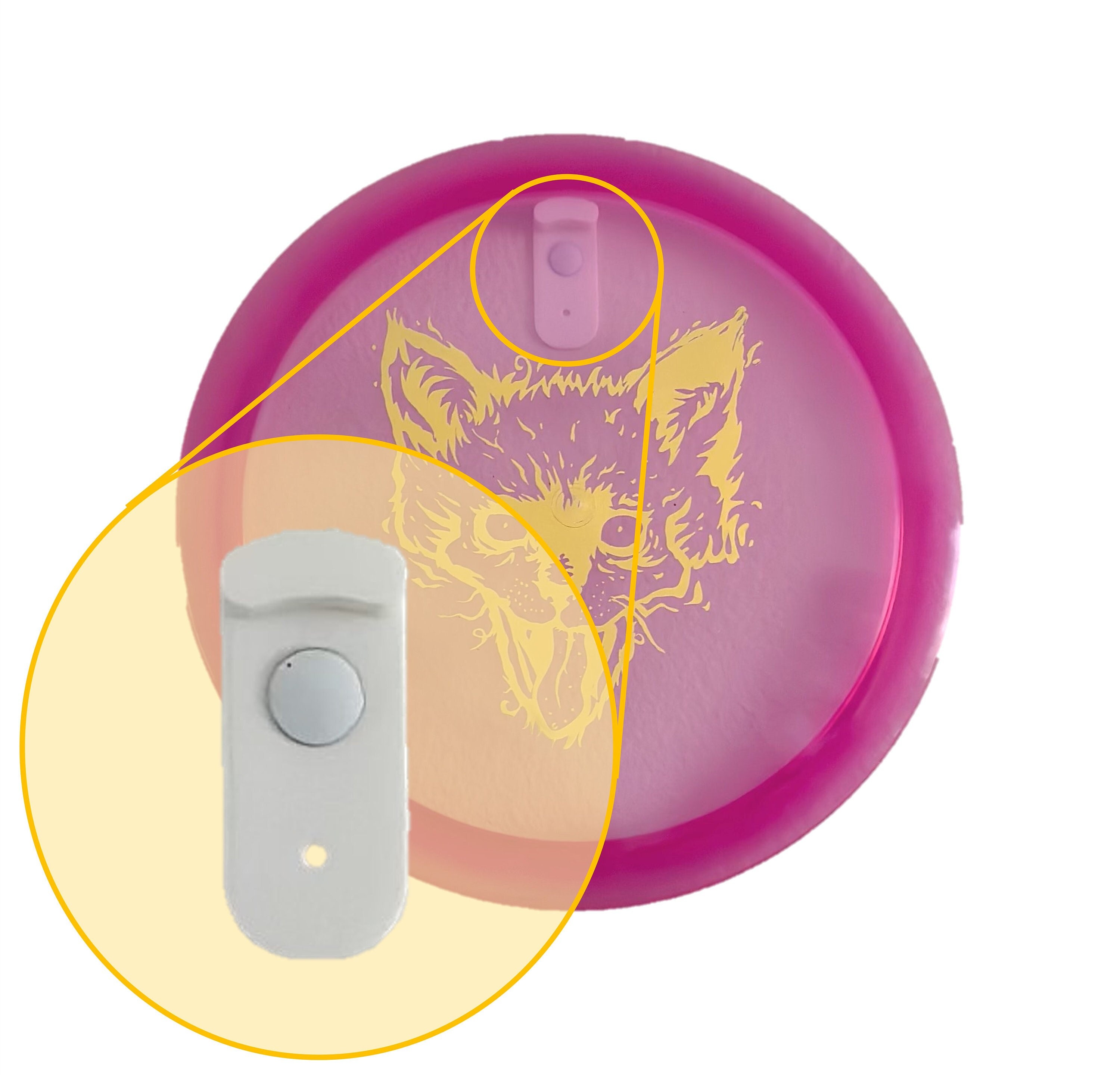 Disc Golf Wall Hangers 2.0 - 3M command strip or thumb tack installation