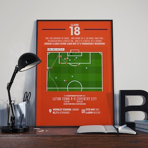 Jordan Clark Goal – LUTON TOWN vs Coventry – 2023 Meisterschaft Play-Off Finale