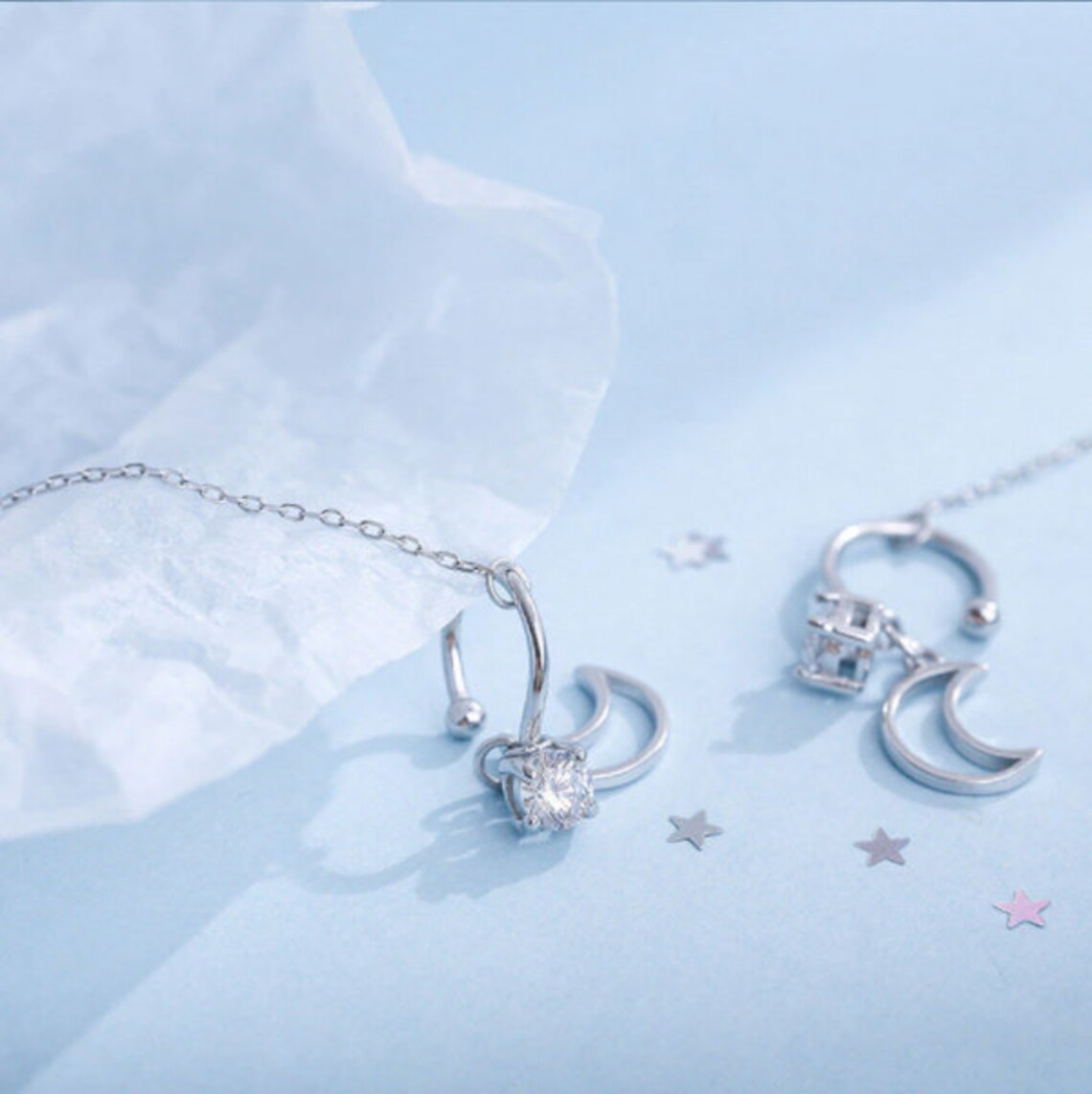 Single Ear Cuff / Earring / Long Tassel Earring/ Korean Style Etsy UK