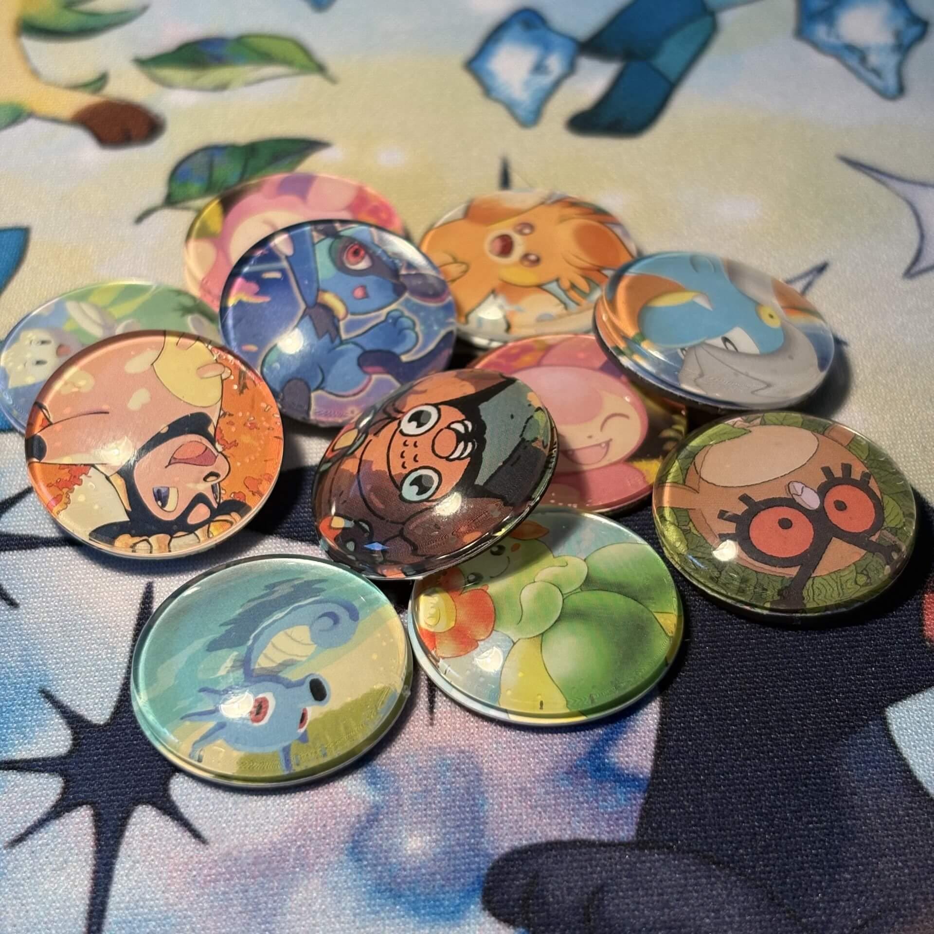 手作りポケモンマグネット - オリジナルカードから作る - Etsy 日本
