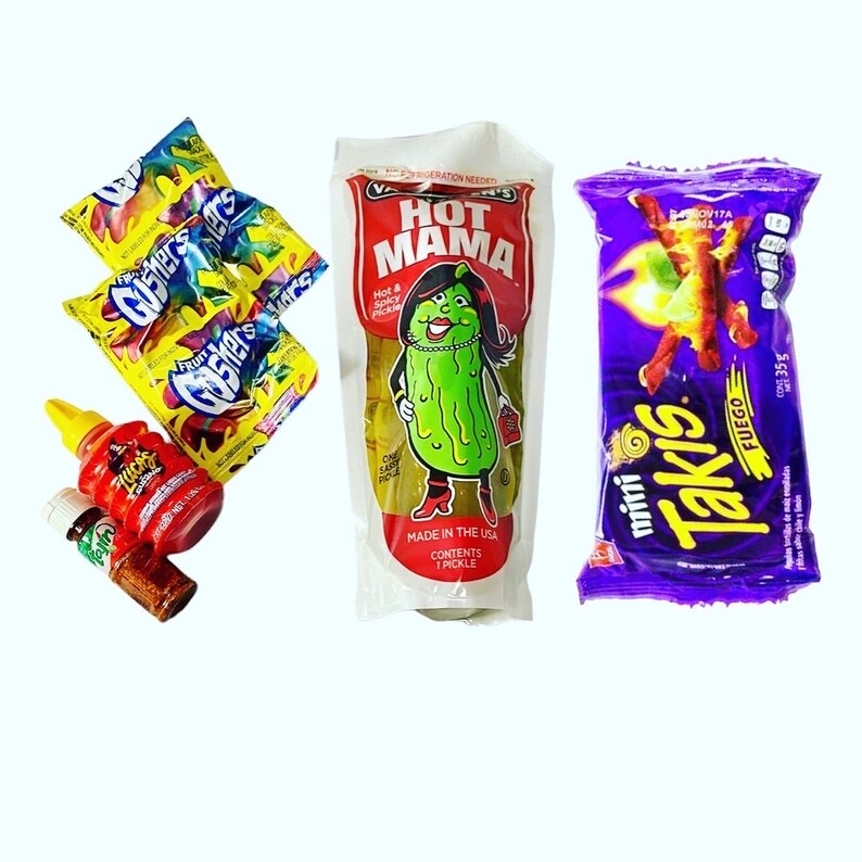 Viral Pickle Kit Pickle in a Bag Spicy Pickle Spicy Snacks Etsy