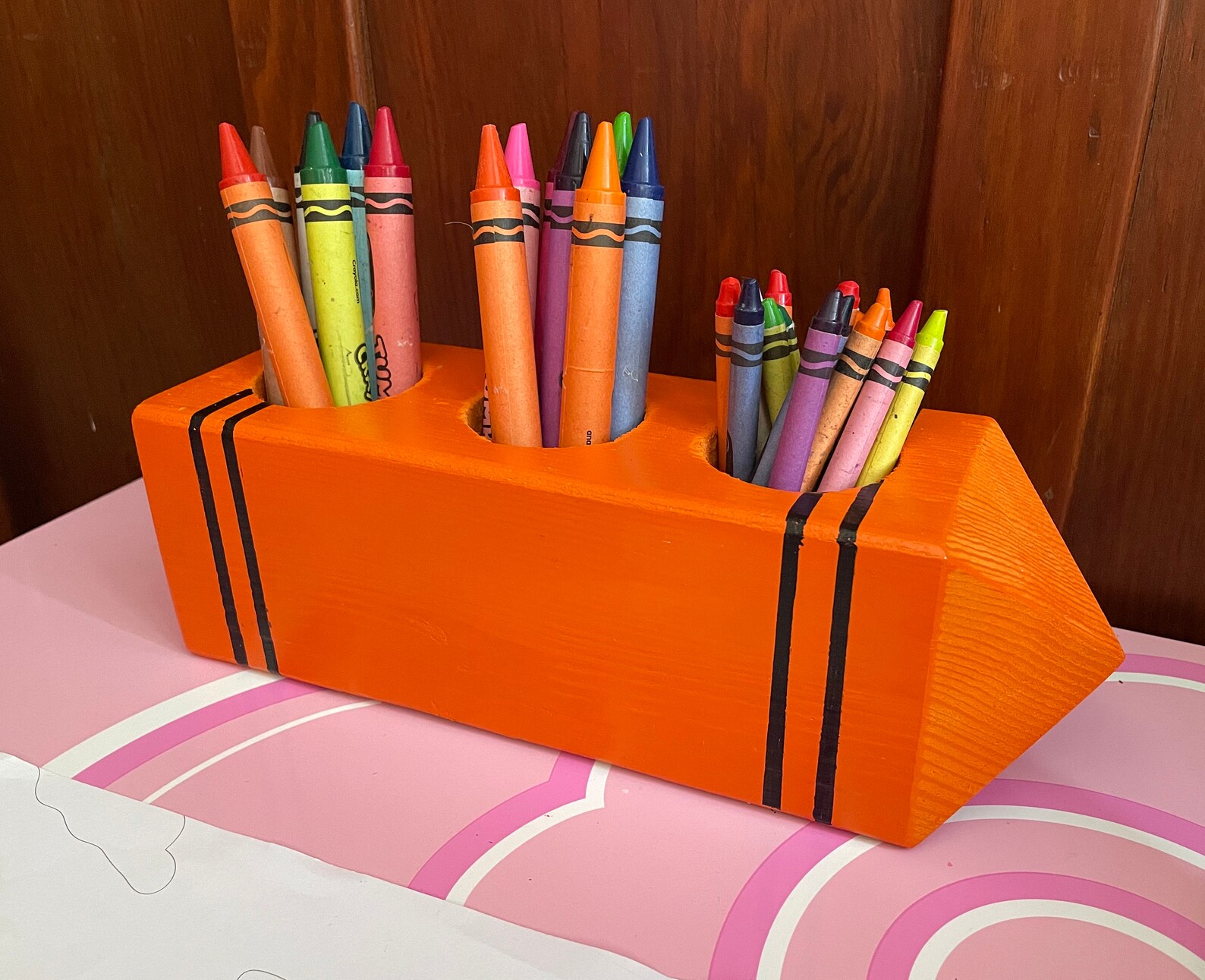 Crayon Shaped Classroom Student Supply Holder Teacher Desk Etsy