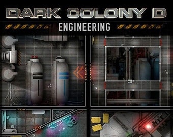 Dark Colony D: Fichas del mapa de batalla