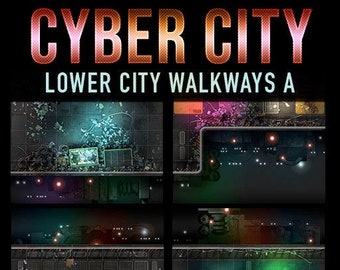 Cyber City: Pasarelas inferiores A
