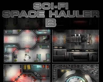 Transporte espacial de ciencia ficción B