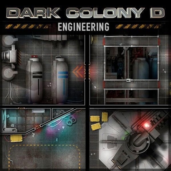 Dark Colony D: Tuiles de carte de combat