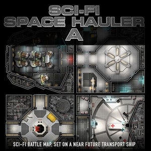 Transporteur spatial de science-fiction