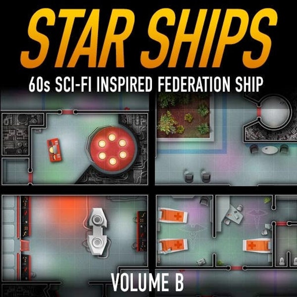 Star Ships: 60s Federation Ship Vol-B