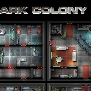 Dark Colony C: blocos de mapa de batalha