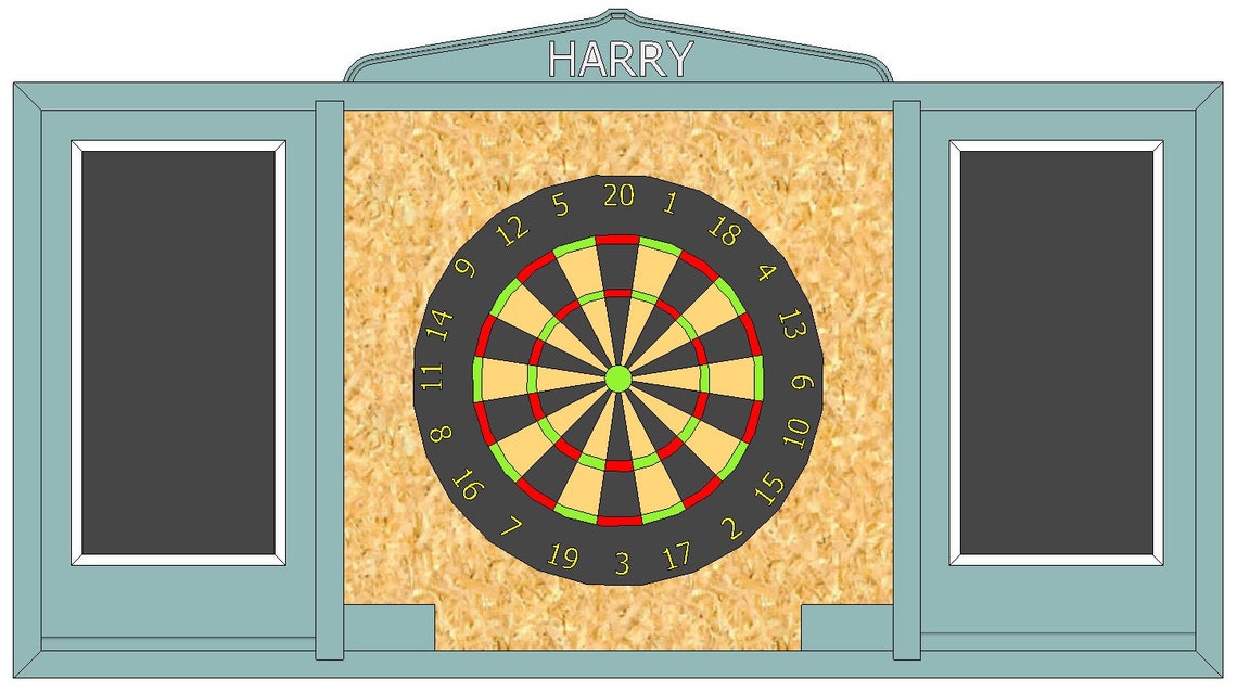 Dartboard Surround Plans Etsy