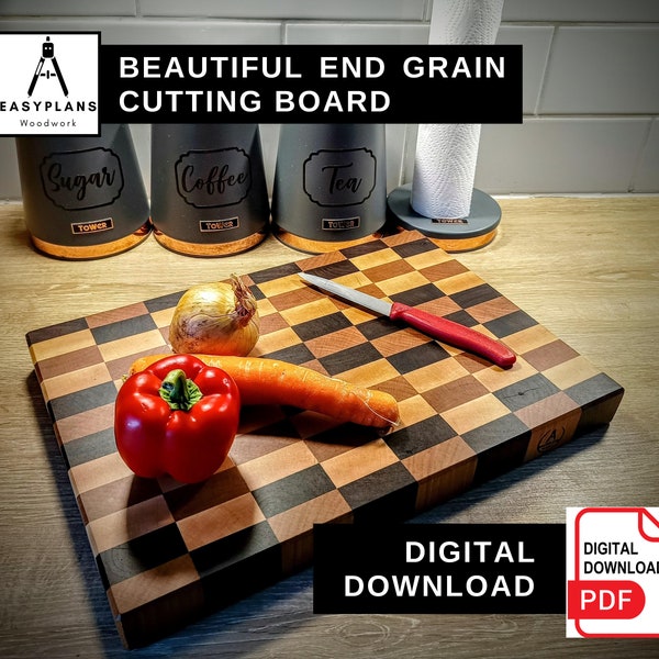 PLANS for Cutting Chopping Board DIY Woodworking Project for the Home