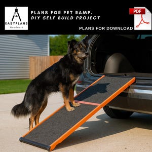 Plannen voor doe-het-zelfbouwproject huisdierhelling