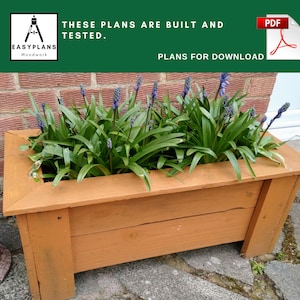 Rustic Garden Planter Raised Bed Plans 3ft Simple Pallet Wood Project