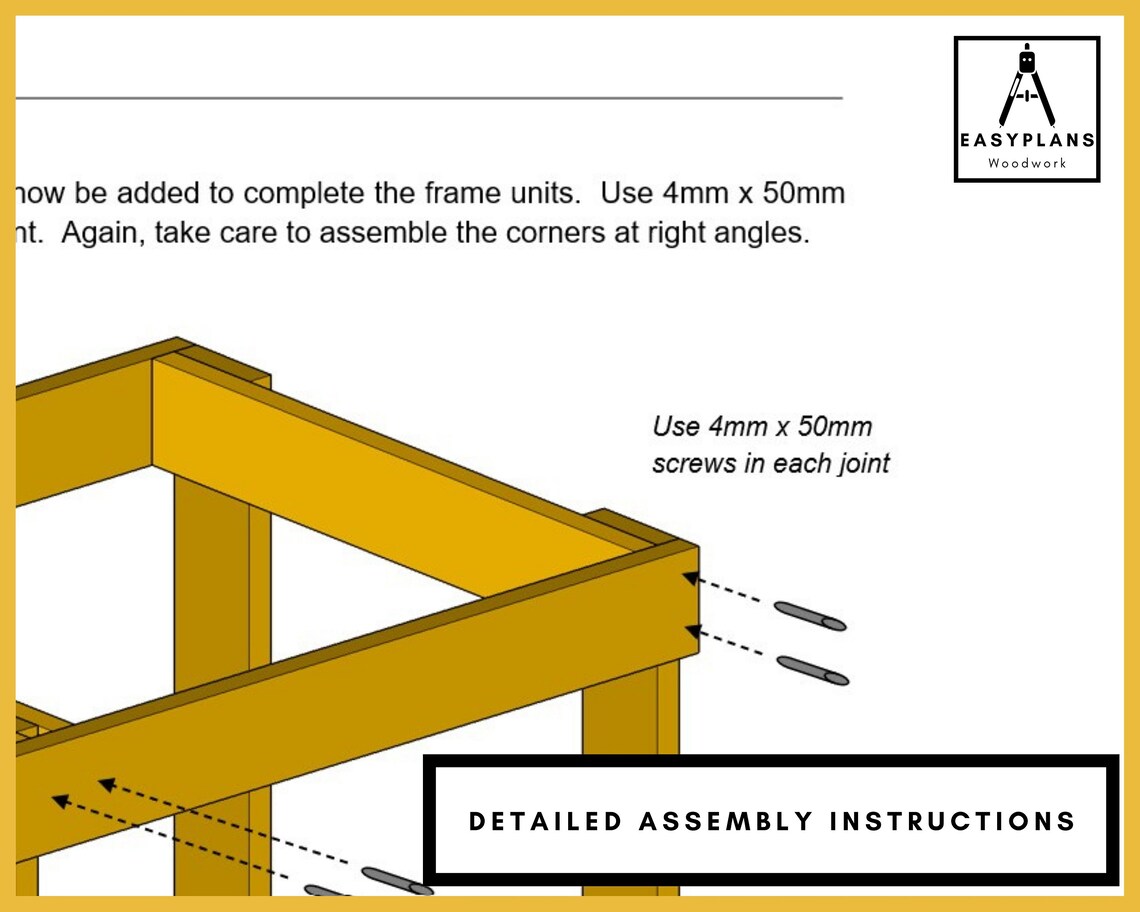 Greenhouse Staging Plans with Removable Shelves and Potting Etsy UK
