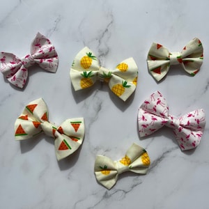 Custom pet bow tie | over the collar pet bow tie | summer patterns