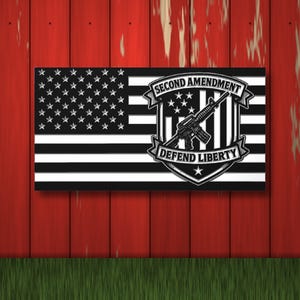 Defend Liberty 2nd Amendment Shield CnC project (Digital Download)