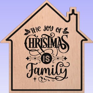 Archivo Vectric / Navidad para tallado CNC de Shapeoko: archivos de trayectorias de herramientas SvG, DxF, CRV y C2D para decoración navideña