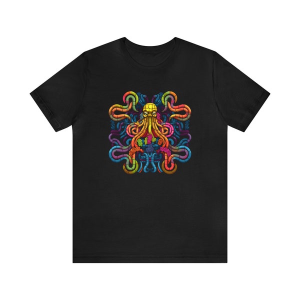 Cthulhu, thing that should not be, deep one, color full, fun Cthulhu Unisex Softstyle T-Shirt