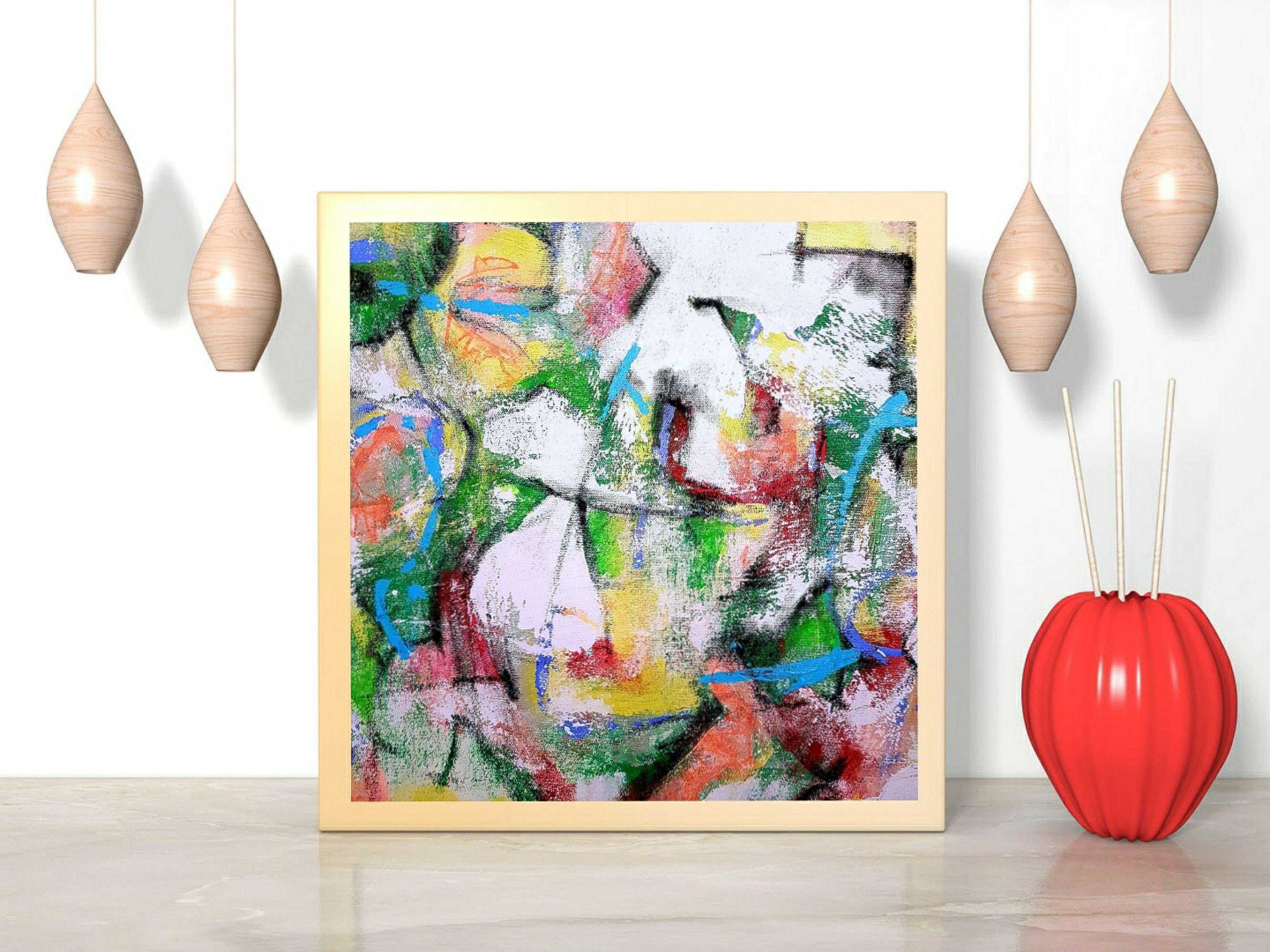 Square Printable Wall Art, Instant Digital Download Art, Abstract ...