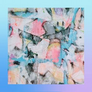 Square Printable Wall Art, Instant Digital Download Art, Abstract Downloadable Art, Colorful Abstract Paint