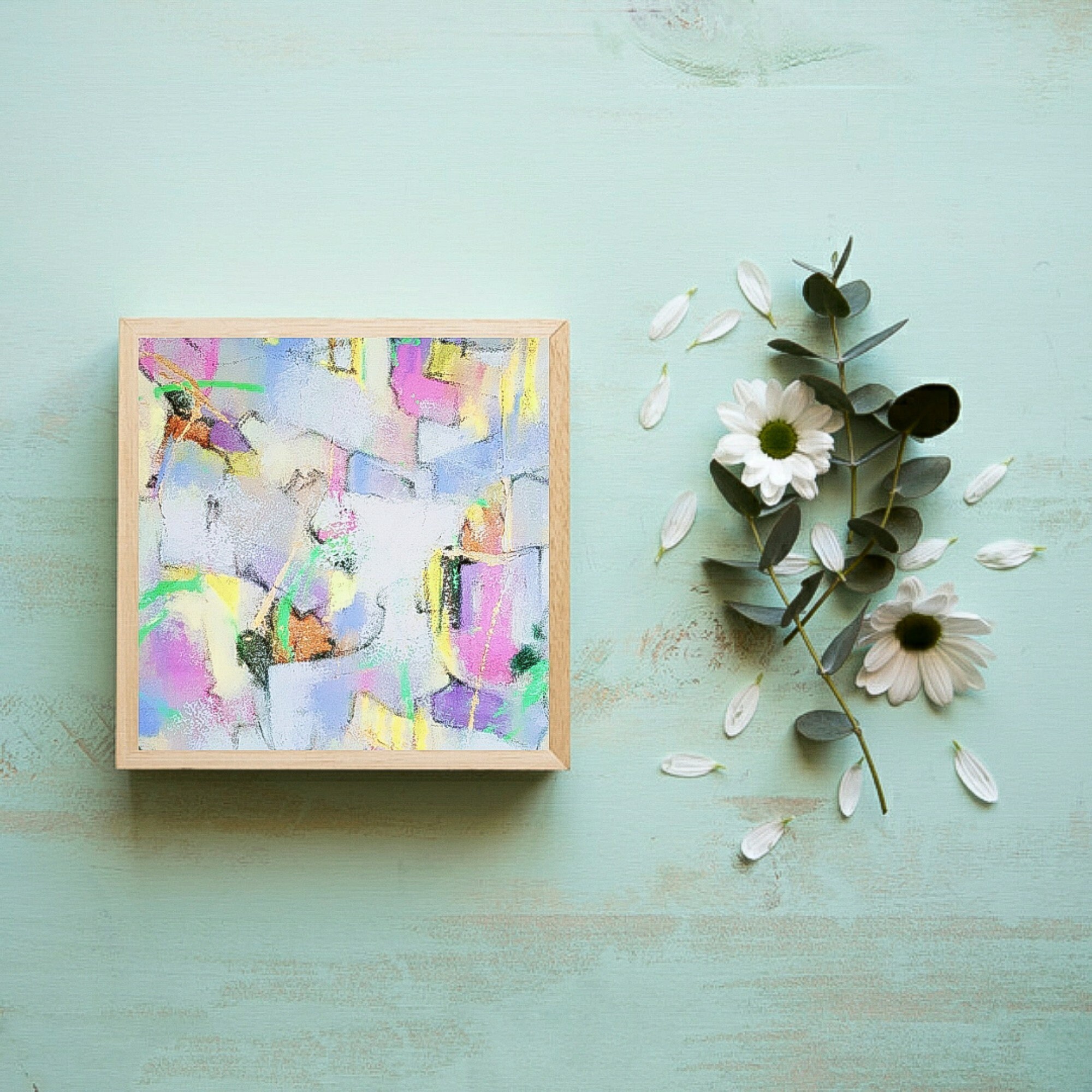 Square Printable Wall Art, Instant Digital Download Art, Abstract